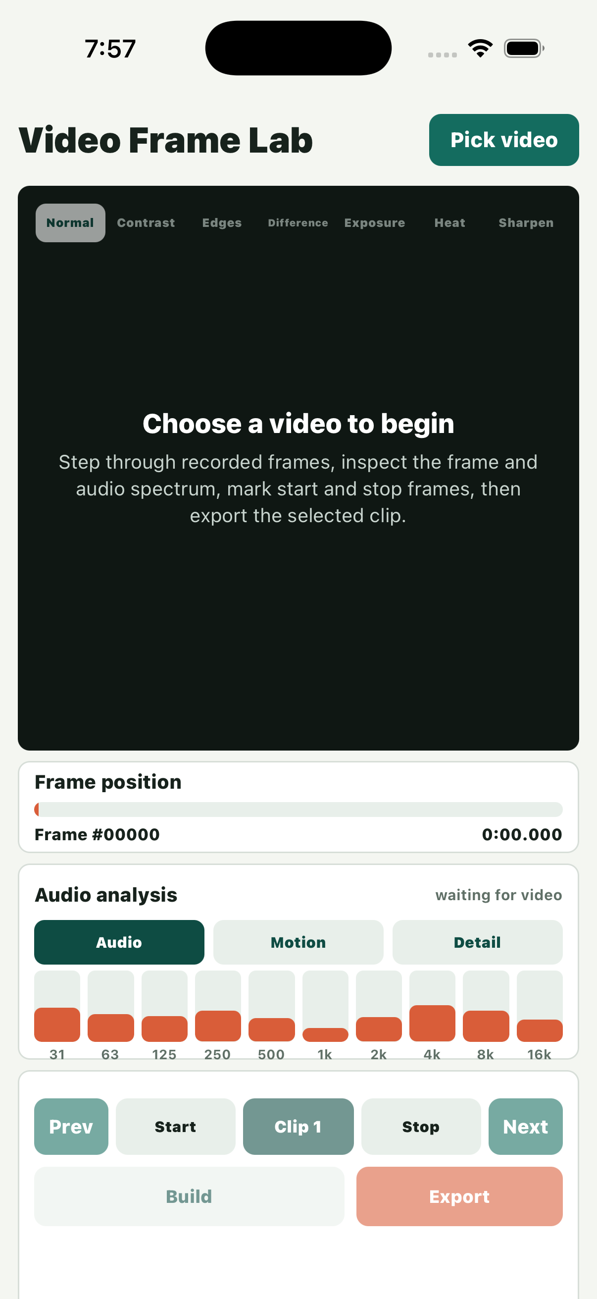 iOS dashboard